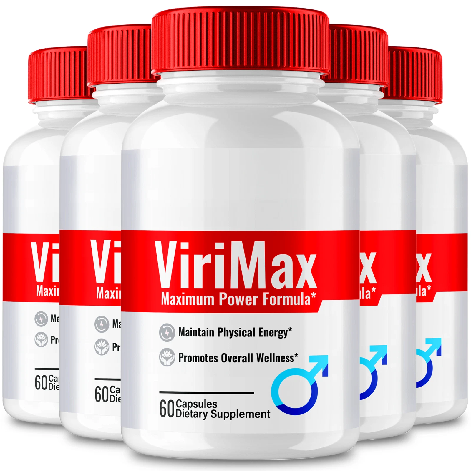 (5 Pack) Virimax Male Enhancement Pills, Virimax Performance Capsules for Men
