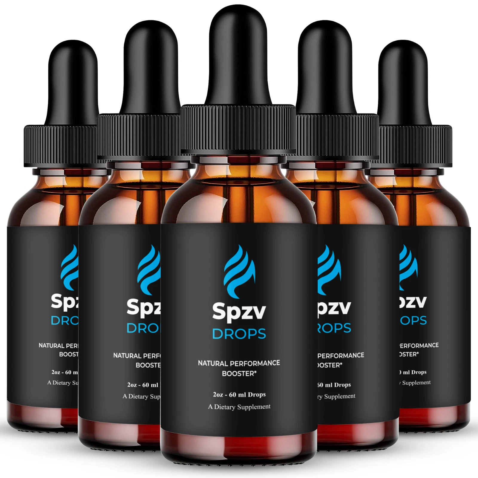 (5 Pack) SPZV Keto Liquid Drops, SPZV Drops for Weight Loss Supplement Droppers