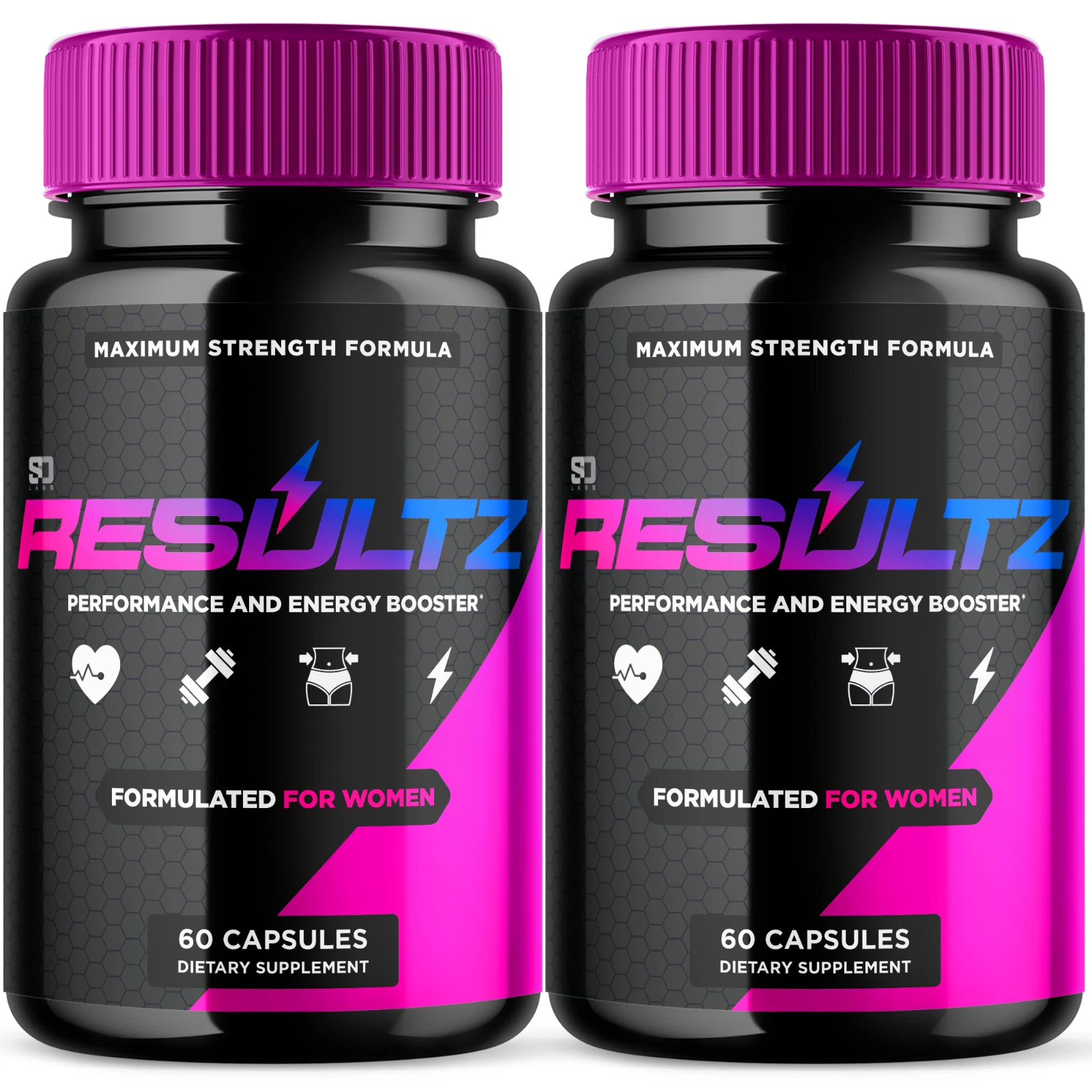 (2 Pack) Resultz Advanced Weight Loss Support Resultz Maximum Strength 120ct