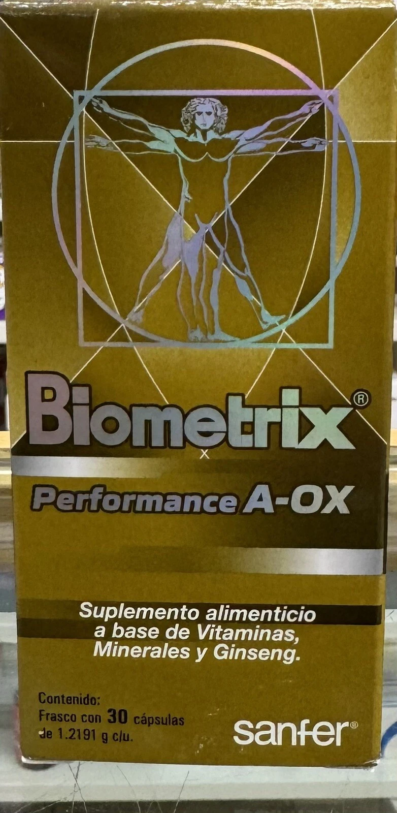 Biometrix Biometrix Performance A-OX 1,2191 gr Food Supplement, 30 Capsules. New