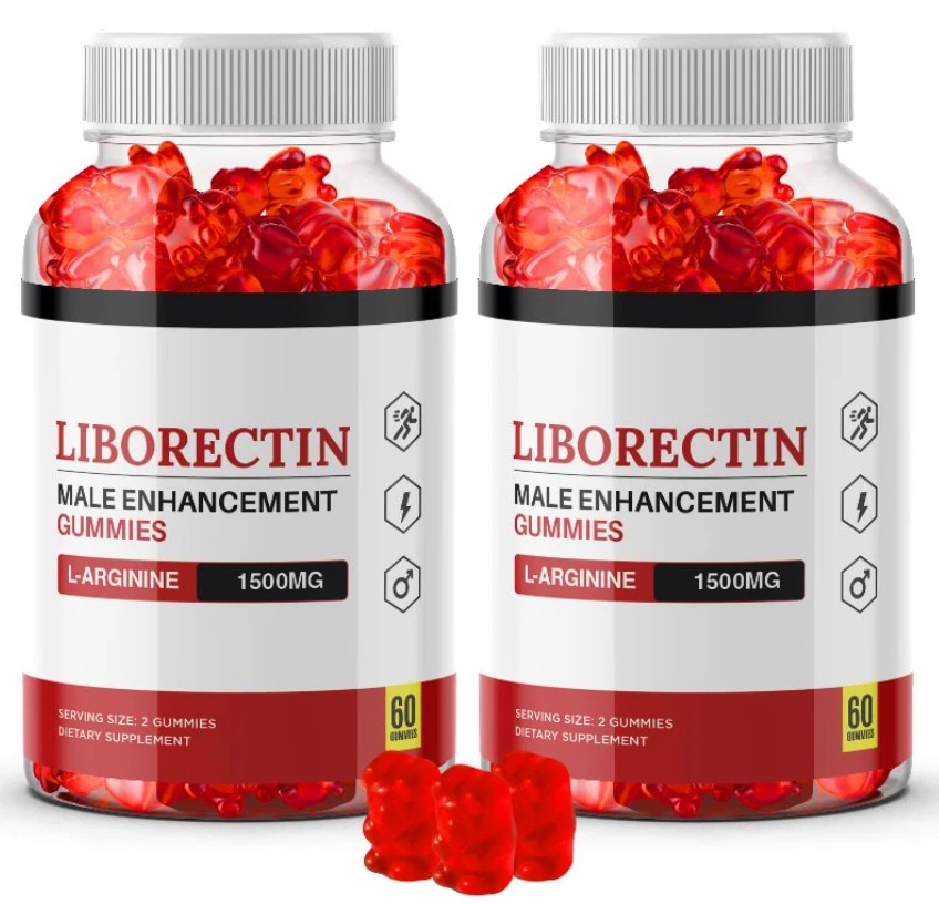 2-Pack Liborectin Male Gummies - Libo Rectin Male Support Gummies - 120 Gummies