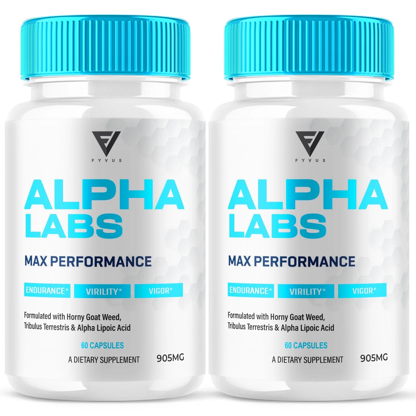 (2 Pack) Alpha Labs Max Performance Supplement AlphaLabs Pills (120 Capsules)