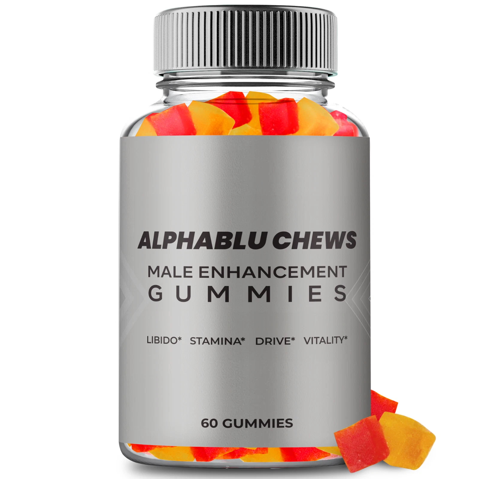 Alphablu chews Gummies - Health & Wellness Support Supplement Gummies 60ct