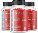 3 - Activ Keto ACV Gummies - Active Boost, Vegan, Weight Loss Supplement - 180