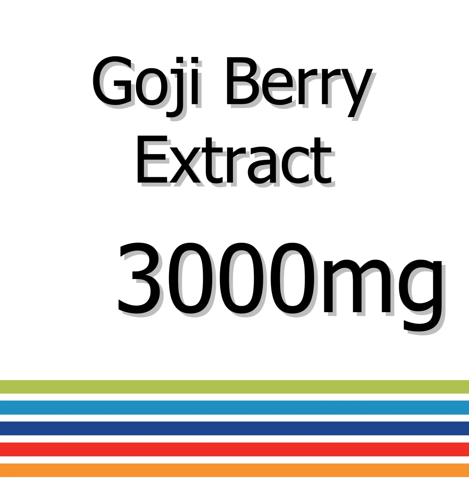 Goji Berry Extract 3000mg x 90 Tablets - Digestive Ease