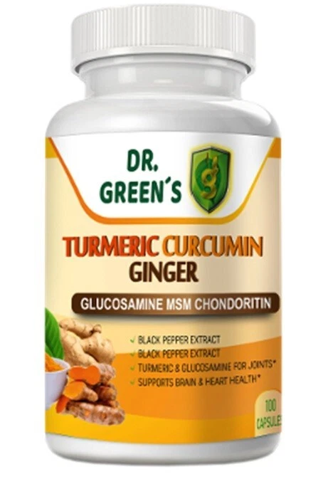 Turmeric Curcumin with Ginger Black Pepper, Joint support Max Strength Capsules
