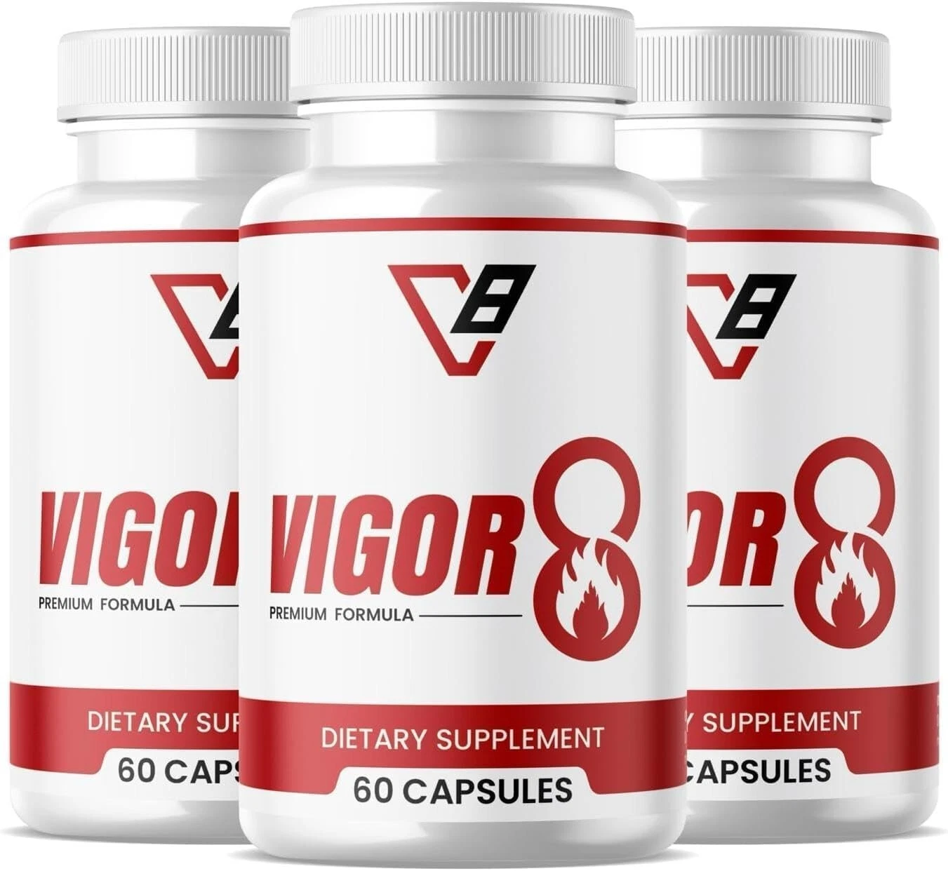 (3 Pack) Vigor 8 Advanced Male Health Pills to Improve Stamina and Endurance