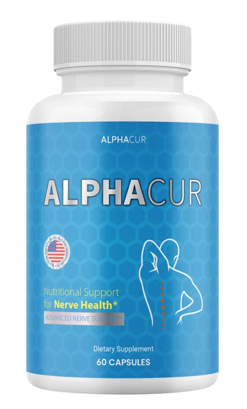 (1 Pack) AlphaCur Nerve Relief Capsules, Alpha Cur Nerve Health
