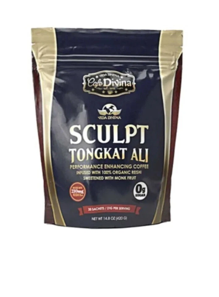 Vida Divina Caffe 1 bag Sculp TongkatAli Performance Enhacing 100% Organi Coffe