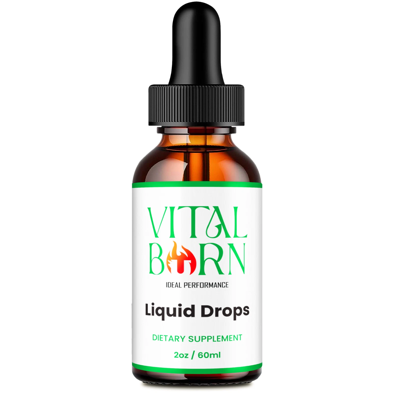 (1 Pack) Vital Burn Liquid Drops, VitalBurn Advanced Weight Management Droppers
