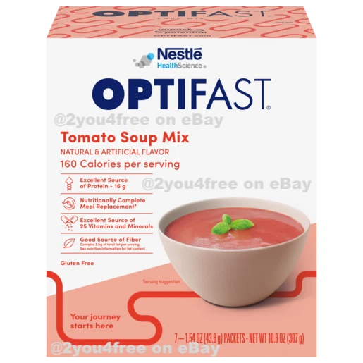 OPTIFAST ® 800 SOUP MIX | TOMATO | 1 BOX = 7 SERVINGS | FRESH w/ LATEST DATES