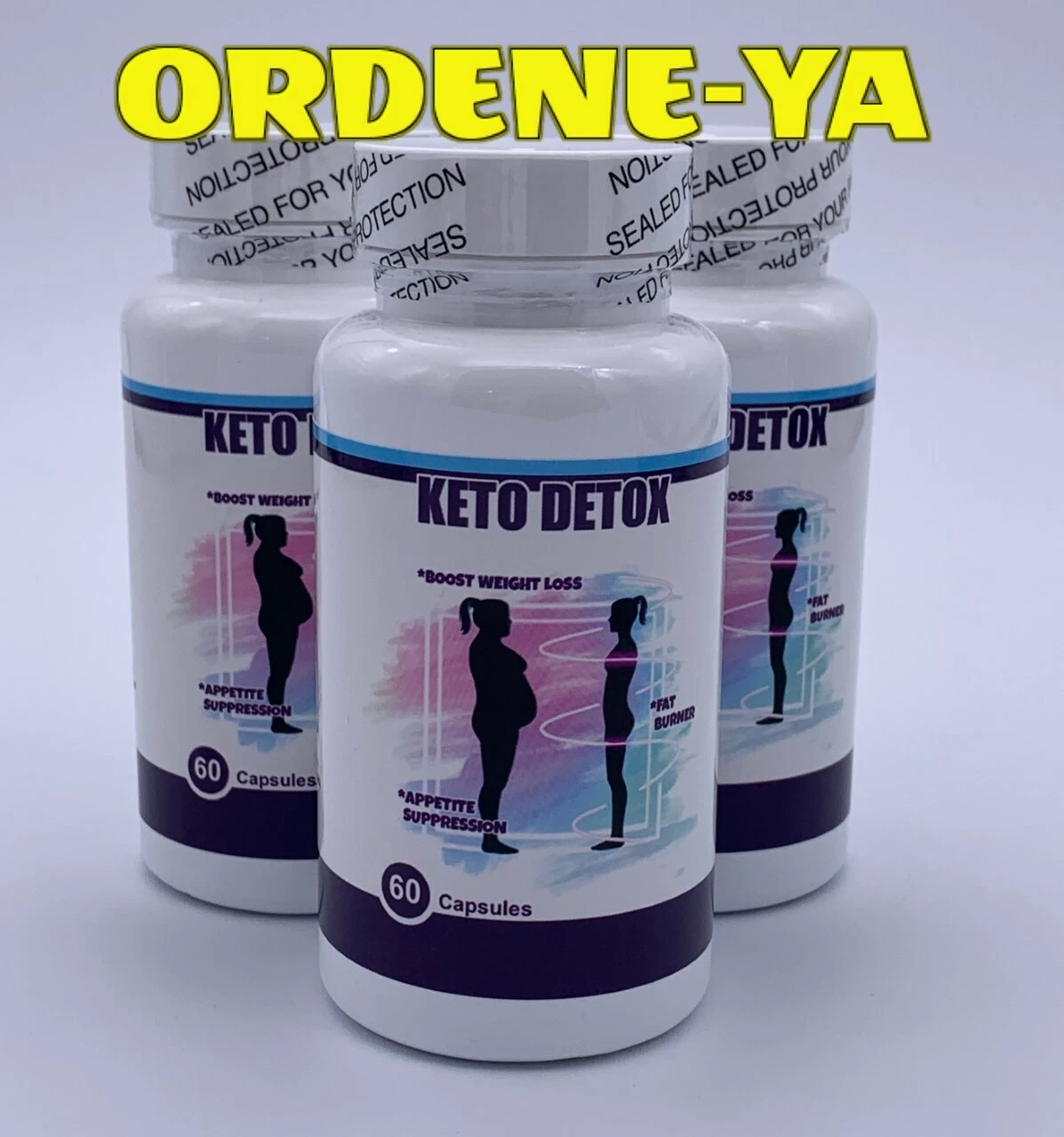 Keto Detox Diet 180 cap 550 mg Boost Weight Loss Fat Burner & Carb Appetite