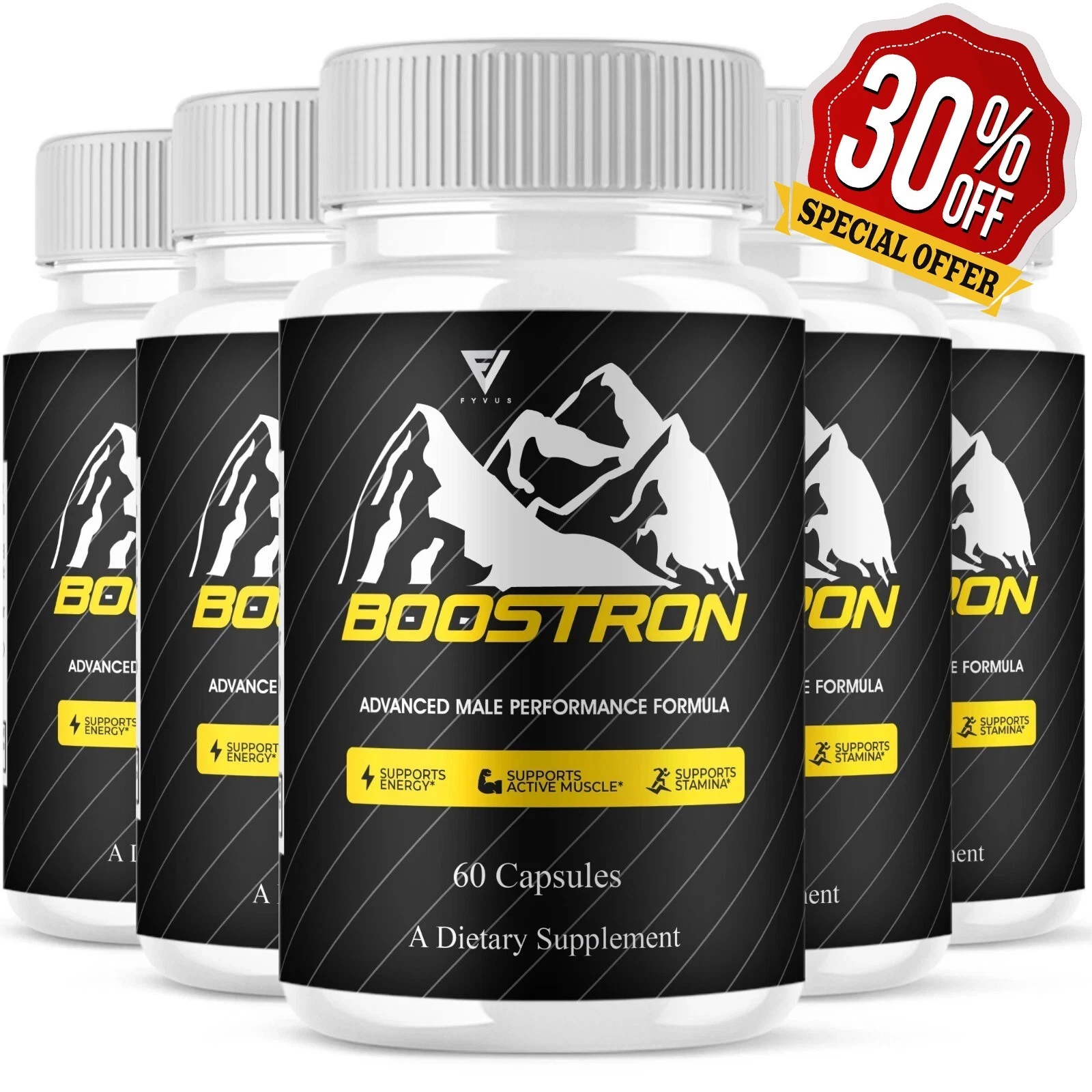 Boostron Supplement, Bostron Max Performance Capsule ( 300 Capsules ) Fast Ship.