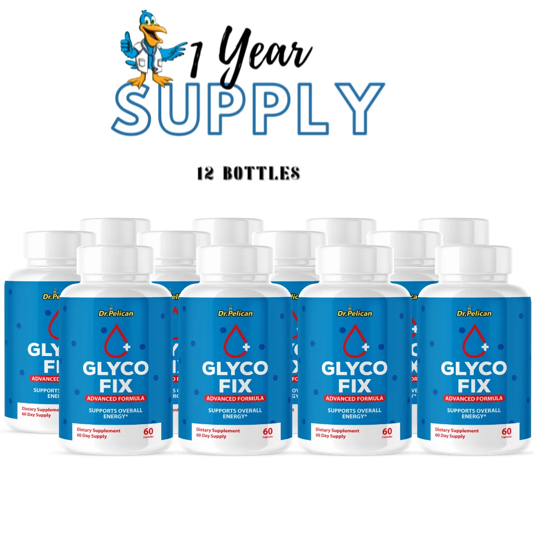 Glyco Fix- Blood Support- 12 Bottles- 720 Capsules