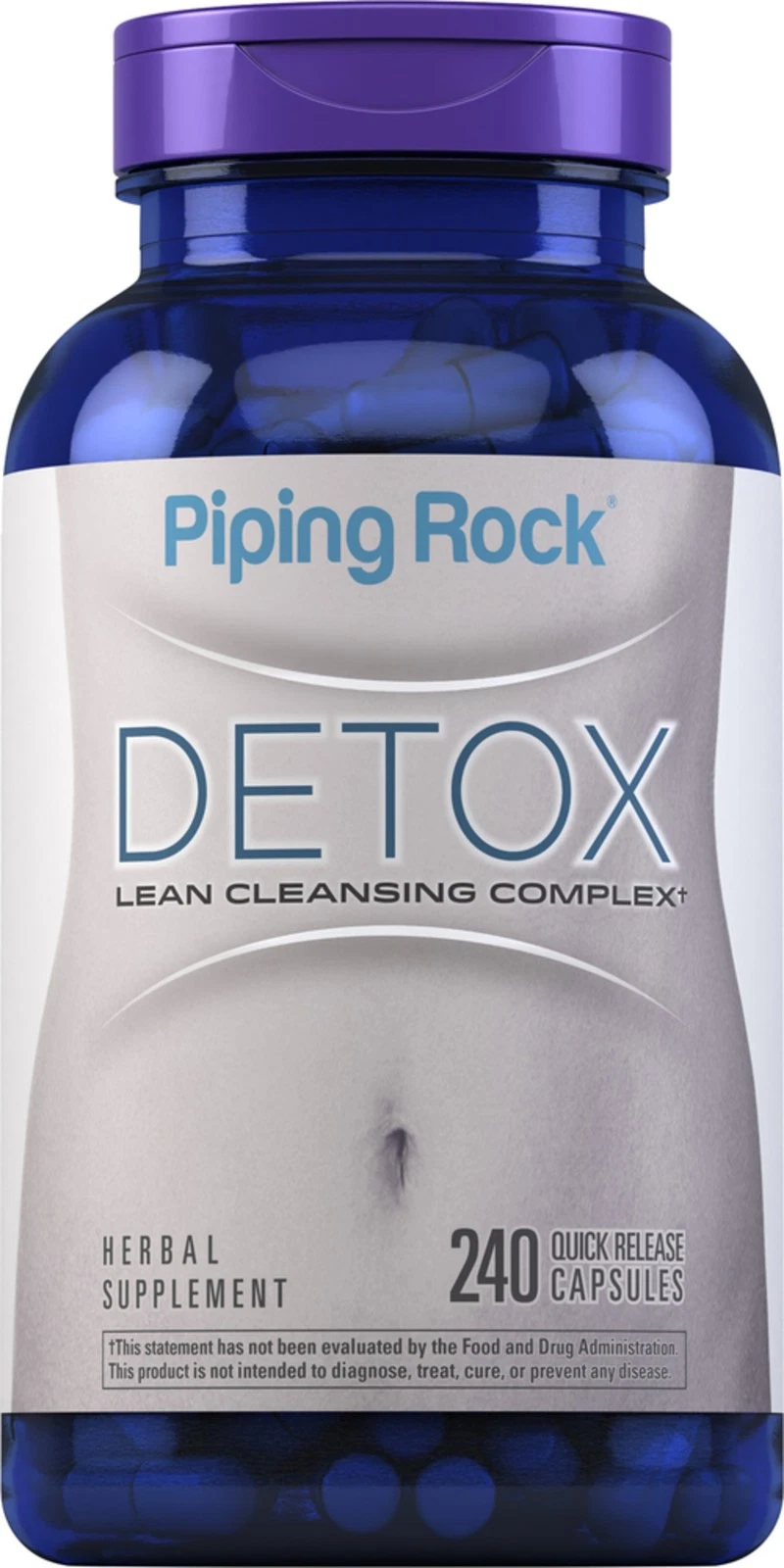 Detox Cleanse Capsules | 240 Pills | Herbal Complex | by Piping Rock