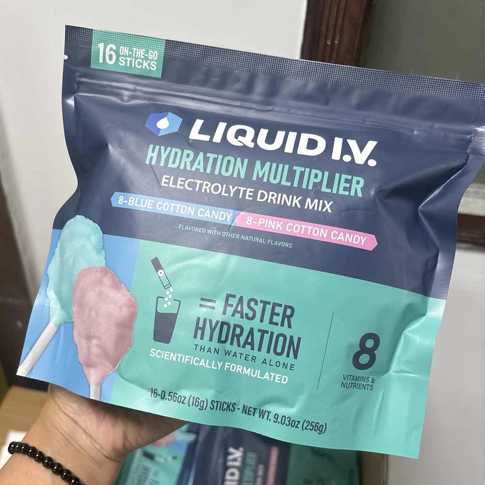 Hydration Multiplier - Cotton Candy | Electrolyte Powder Drink Mix | 16 Servings