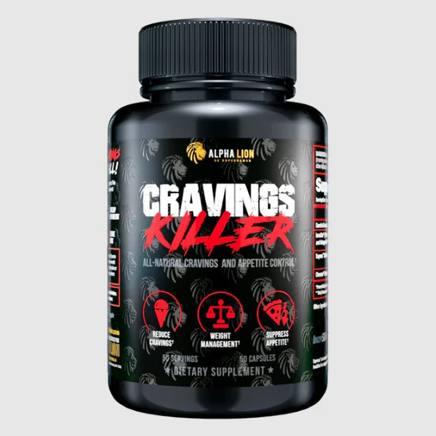 ALPHA LION CRAVINGS KILLER - Appetite & Cravings Suppressant (50 Capsules)