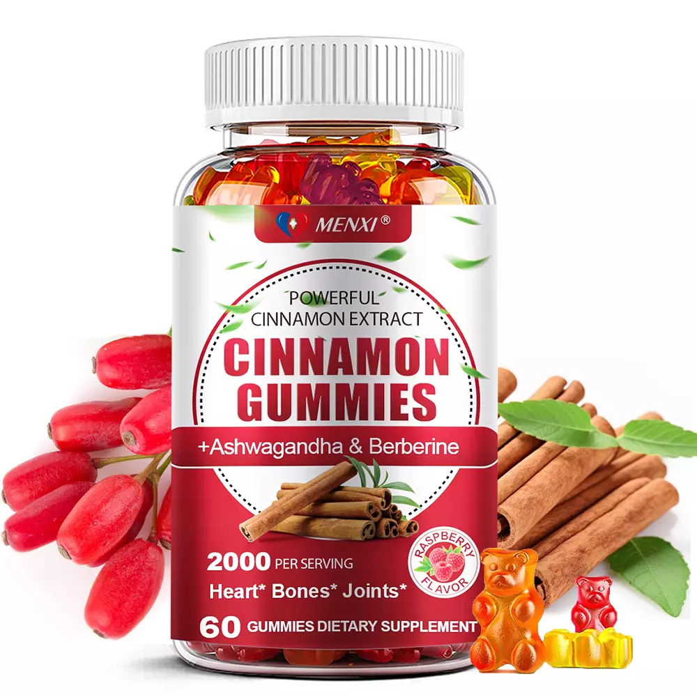 Pure Cinnamon Gummies Certified Organic Ceylon Cinnamon Pill Non-GMO Gluten Free