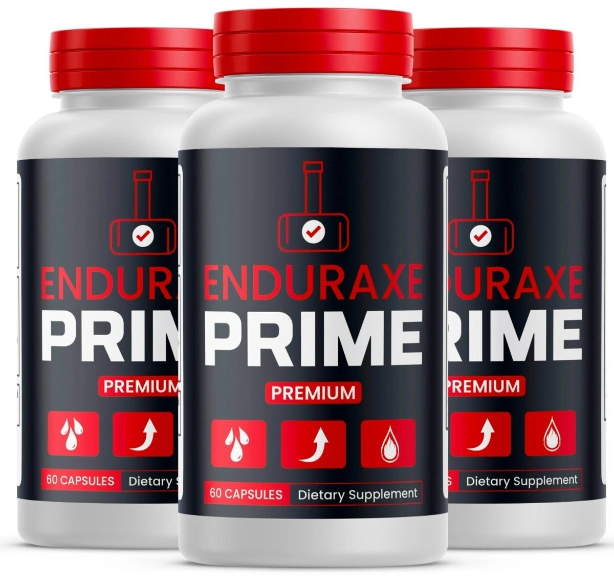 Enduraxe Prime Pills, Endurox Prime Pills for men ED (3Bottles, 180 Capsules)