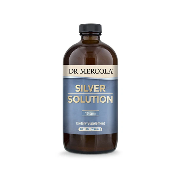 Dr Mercola Silver Solution 10 ppm 236 ml Colloidal Immune / Gastrointestinal