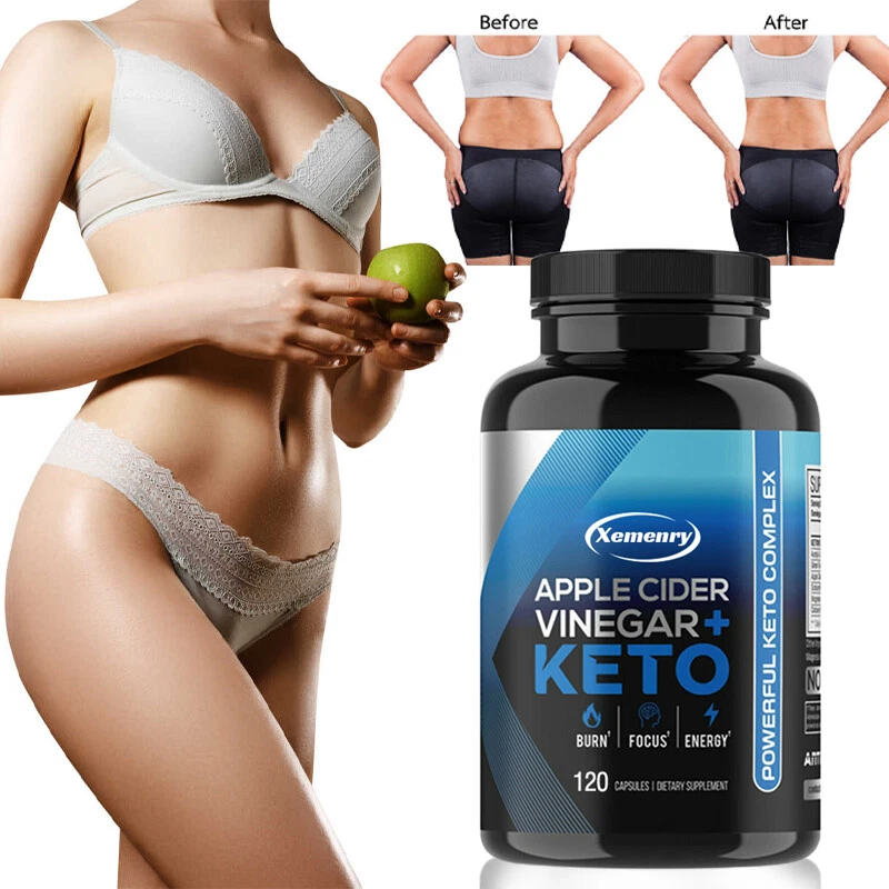 Apple Cider Vinegar + Keto - Weight Loss, Detox, Appetite Suppression, Green Tea