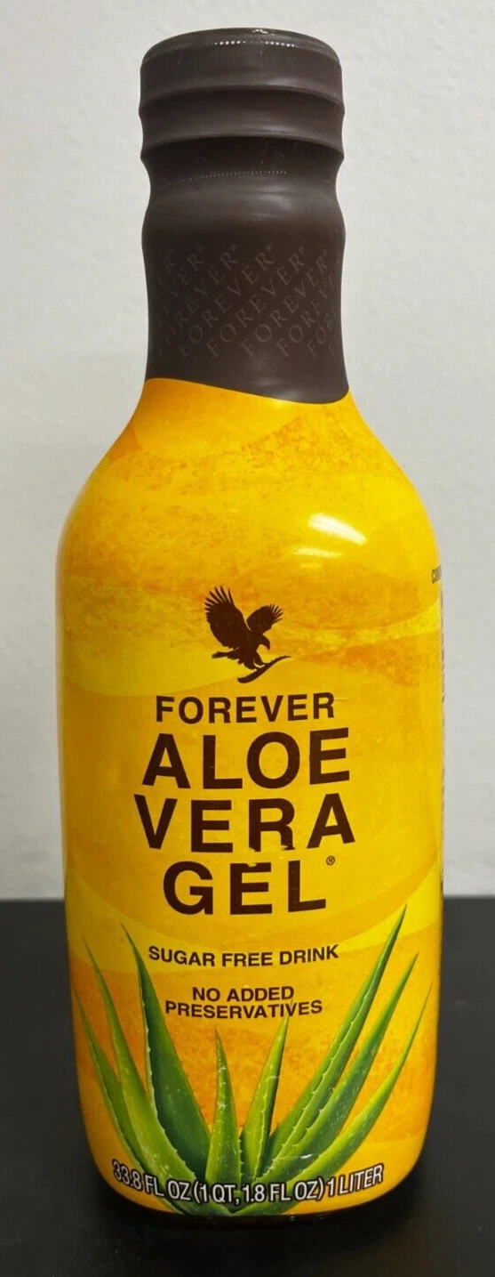 Forever Living Aloe Vera Gel 1 Liter 100% Pure Aloe - Free Shipping - Exp:10/25