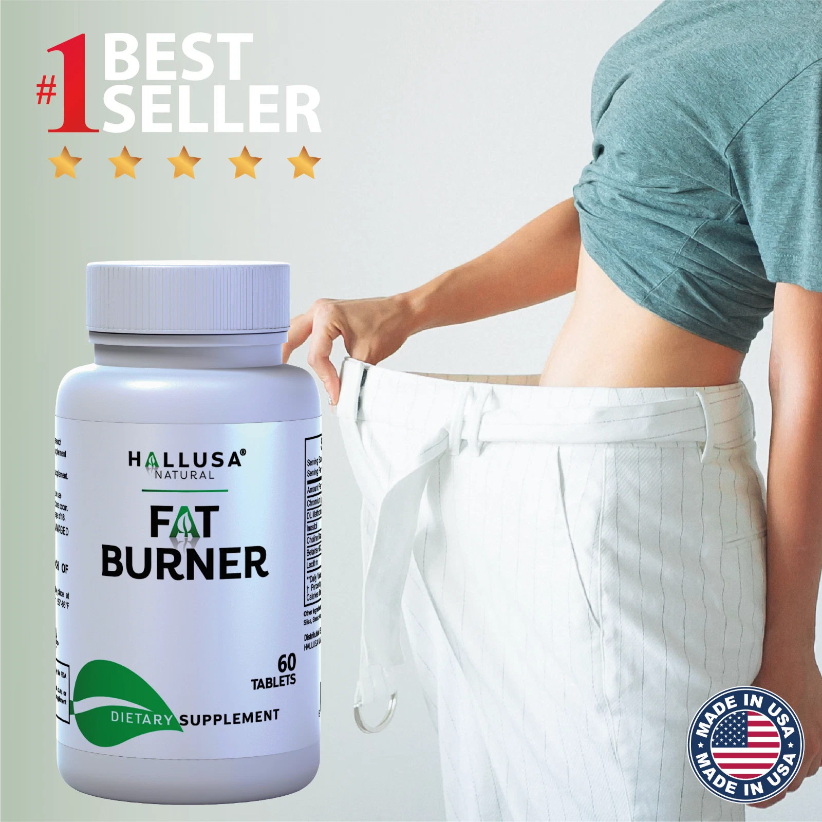 Fat Burner 60 Tablets Weight Loss, Appetite Control & Metabolism Booster