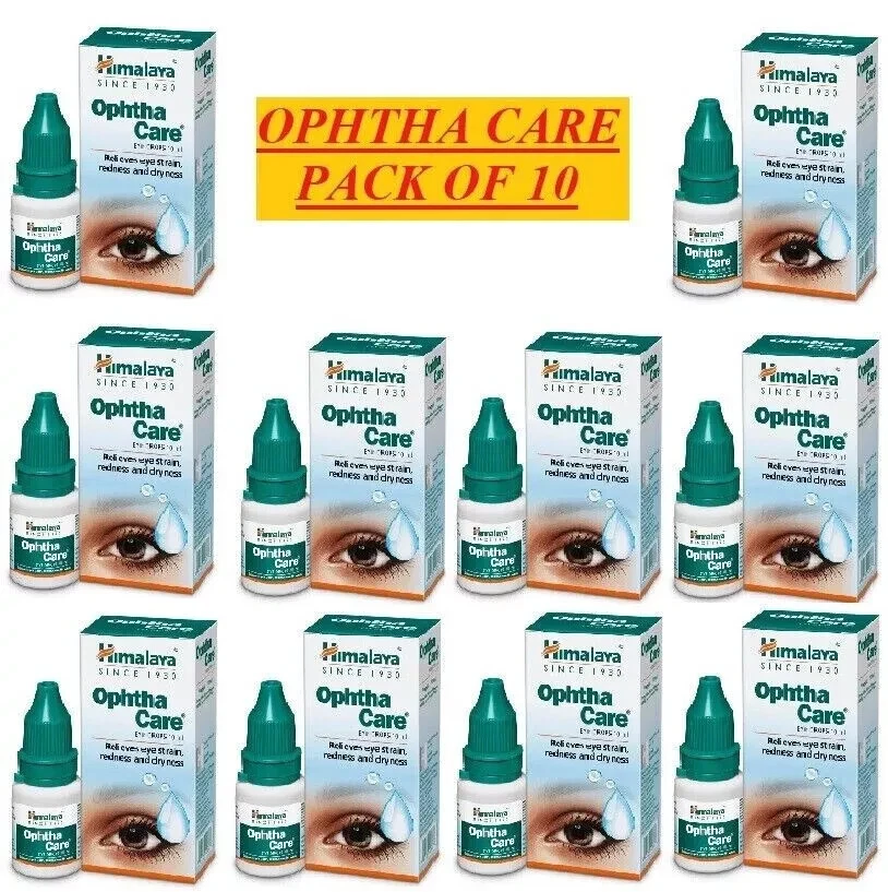 10 BOX Himalaya Ophtha Care Eye Drops Eyes Healths Care