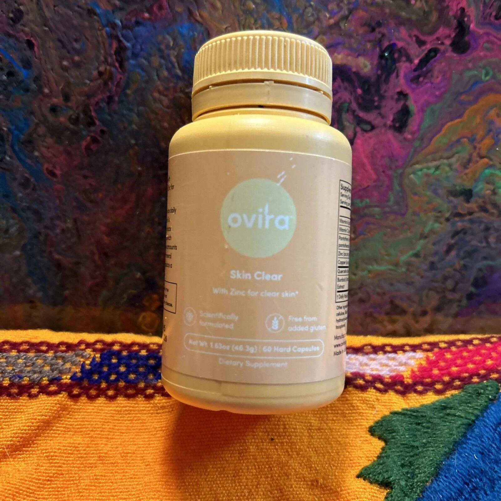 Ovira Skin Clear Supplement w/ Zinc 60 ct. Capsules Exp. End 2025 & 2026