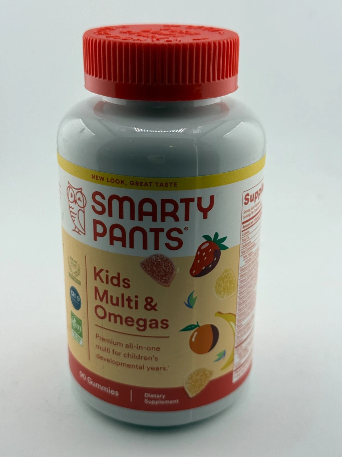 SmartyPants Organic Kids Multivitamin Multi Omegas 90 Gummies 10/2025 or later