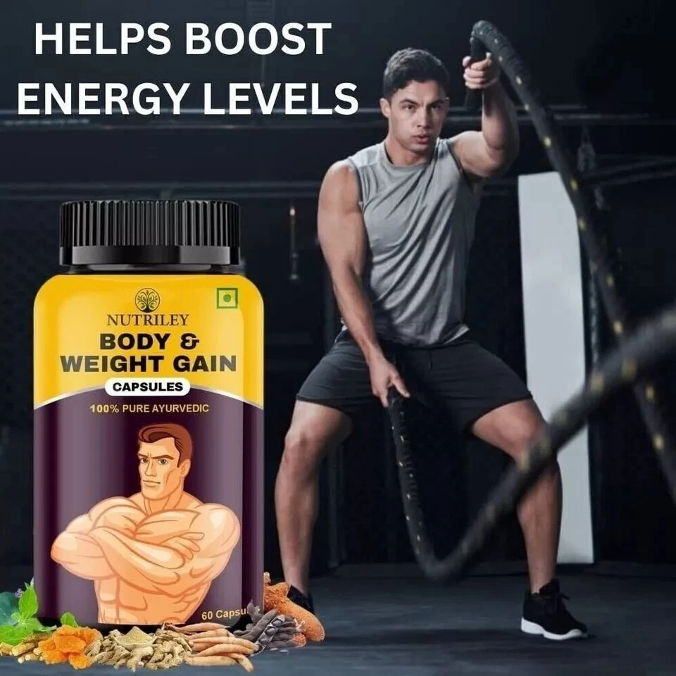 Fast Weight Gain Pills Muscle Gainer WEGHT GAIN 60 CAPSULES- Men FS