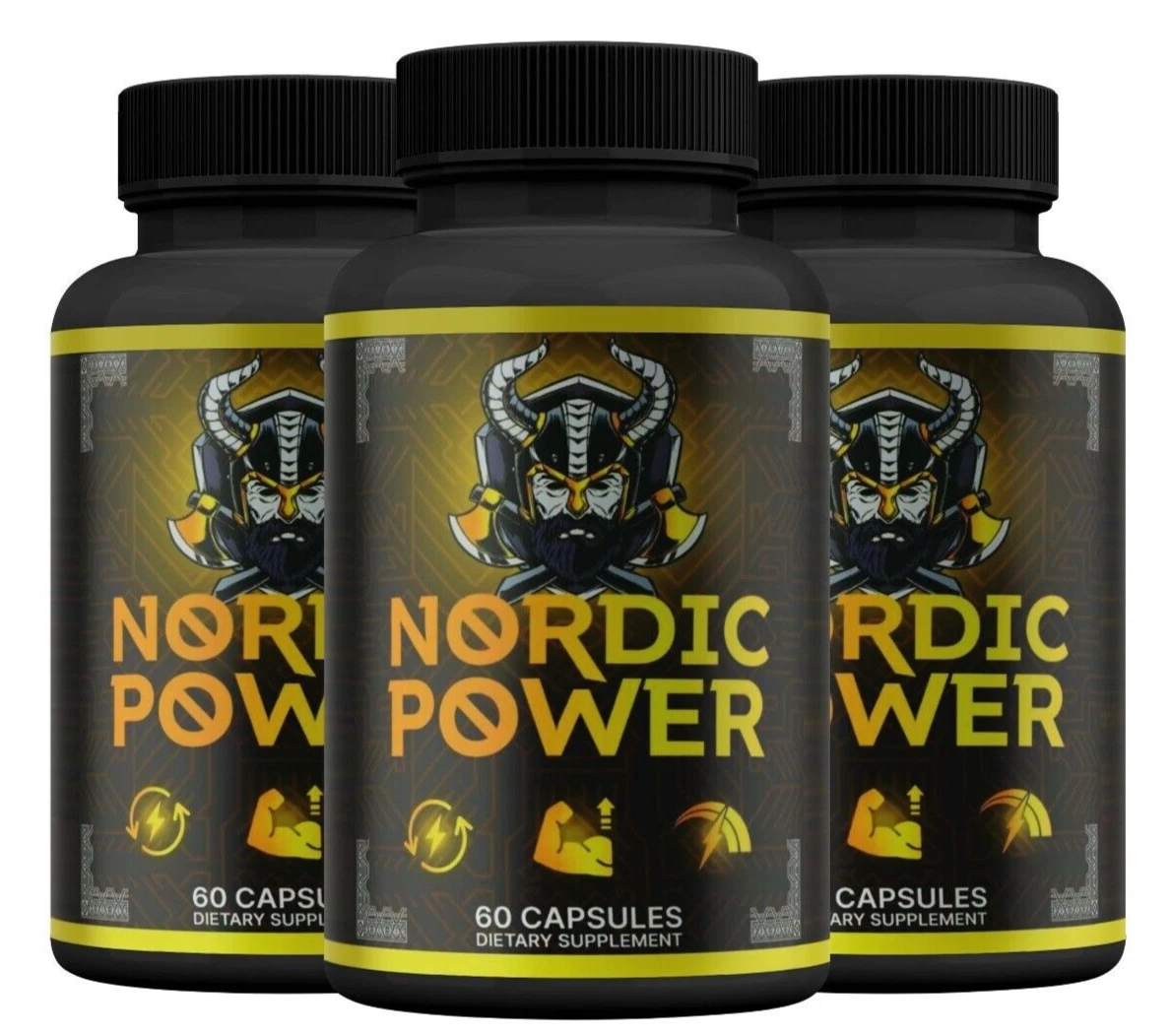 (3 Pack) Nordic Power ed Pills, NordicPower for Men, Energy & Vitality Capsules