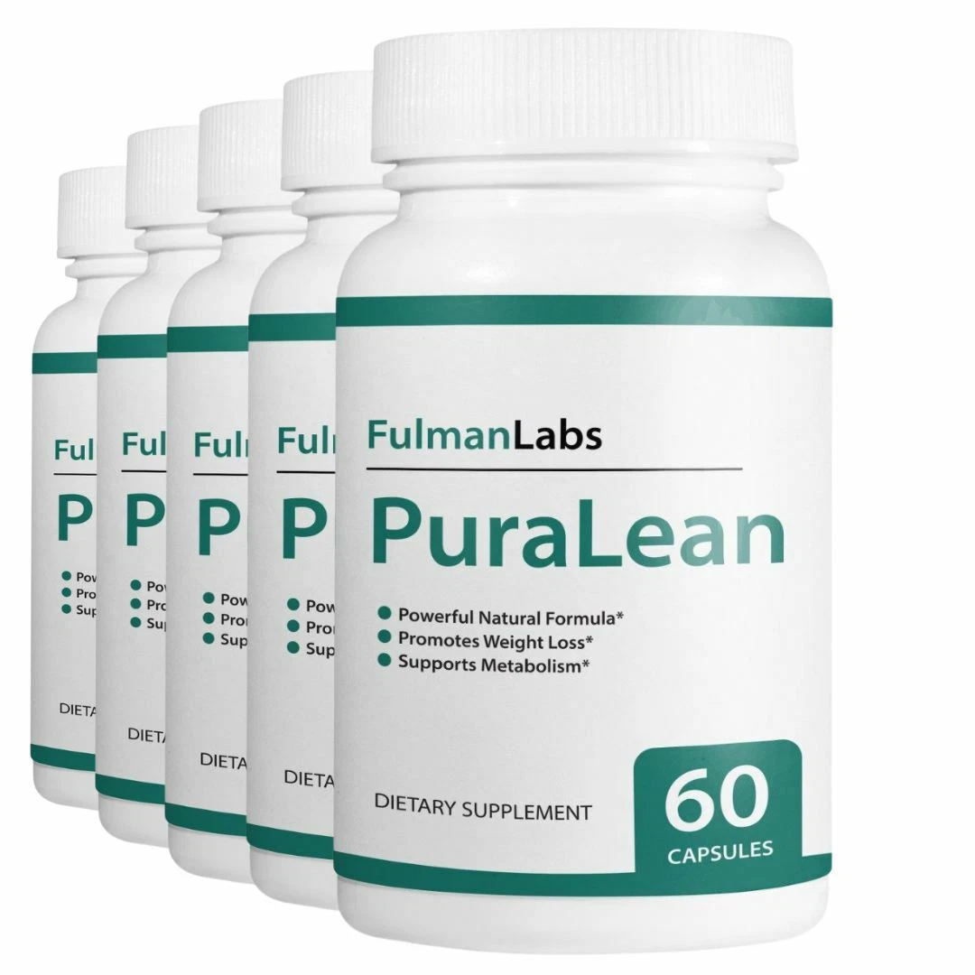 PuraLean Supplement | Helps Boost Metabolism Formula - 5 Bottles