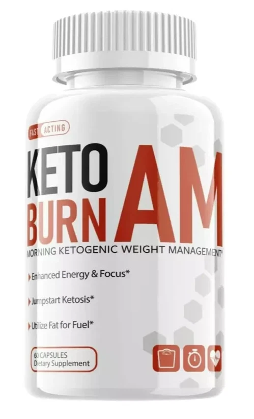 Keto Burn AM Pills Dietary Supplement for Weight Loss Management - (60 Capsules)