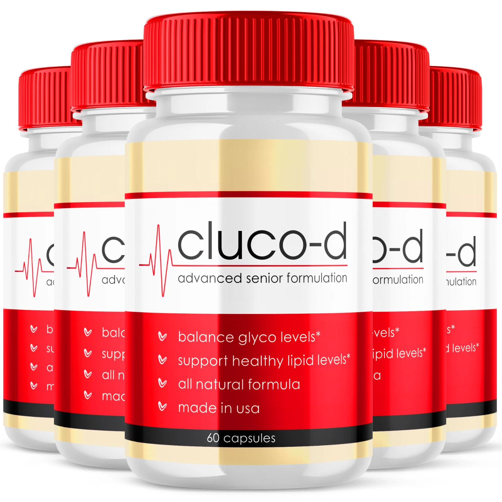 Cluco D Advanced Blood Support Natural Glyco Support Supplement 300 Capsules