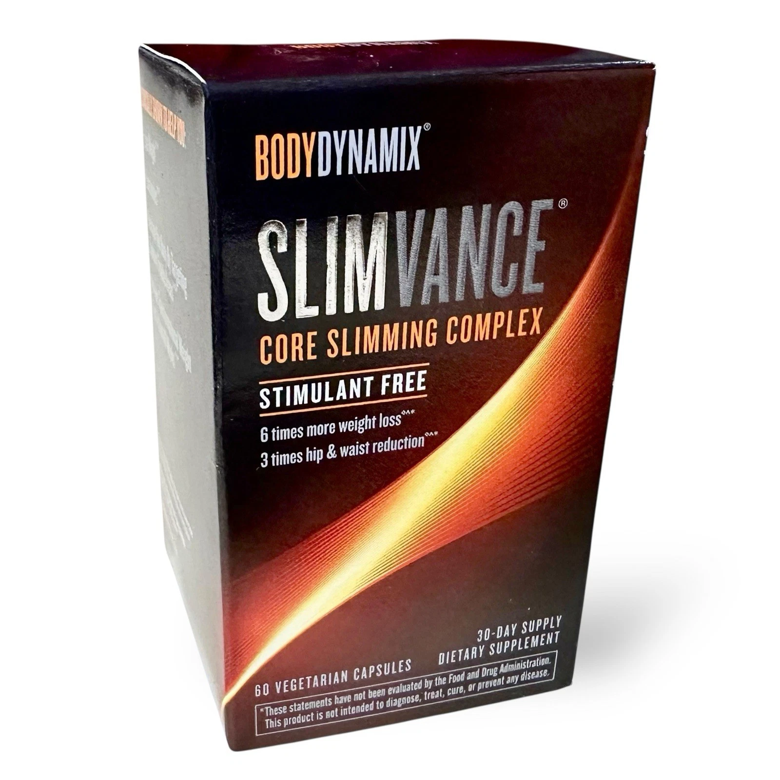 Bodydynamix Slimvance Core Slimming Complex 60 Caps Stimulant Free Exp 01/2027