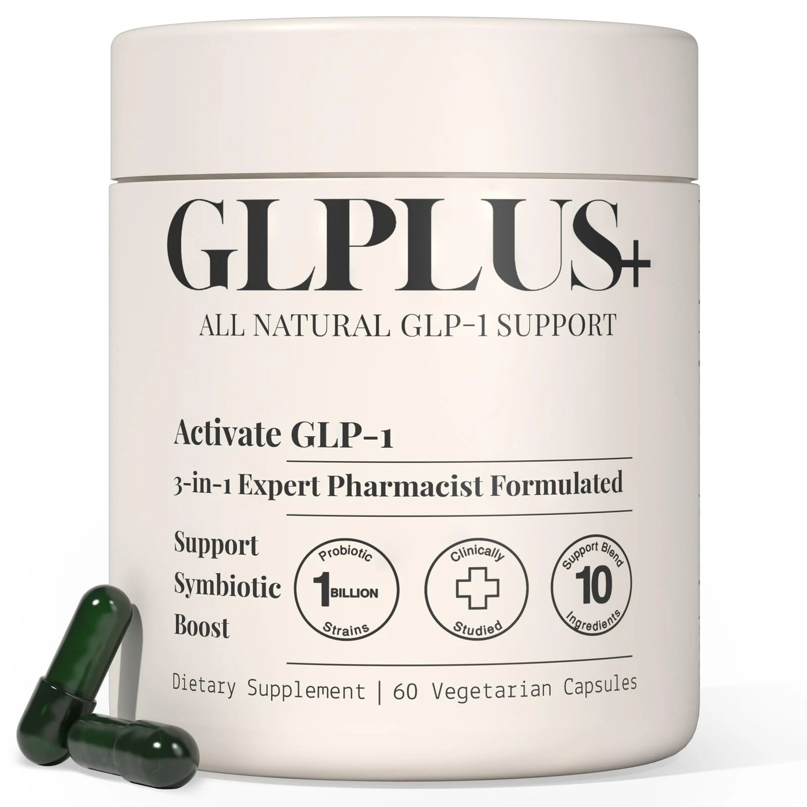 GLP-1 Supplement for Women and Men | Hunger & Metabolism Support - Expert For...