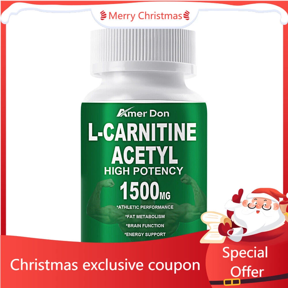 ACETYL L-CARNITINE (ALCAR, ALC) TABLETS 1500mg 120 Capsules PHARMACEUTICAL GRADE