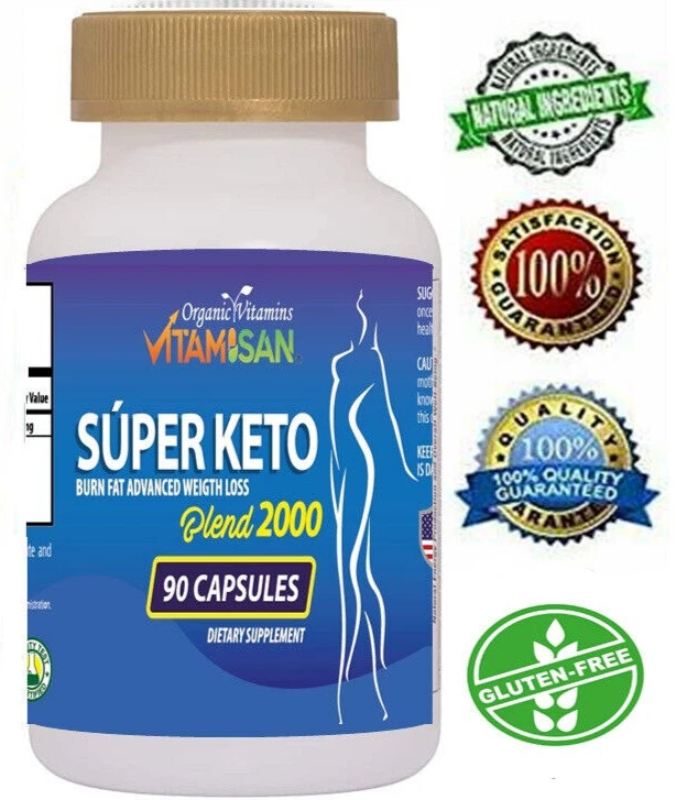 Keto Diet Pills BHB Ketone Blend Weight Loss Appetite Suppressant 90 fat burner