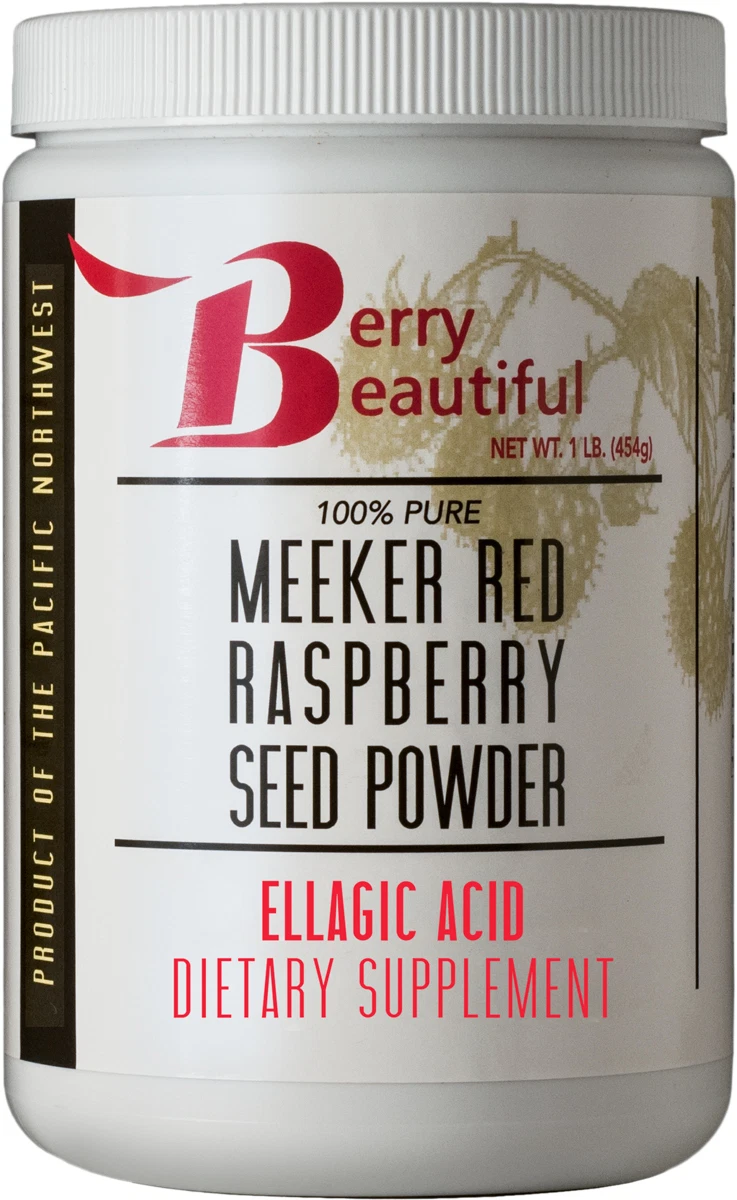Meeker Red Raspberry Seed Powder - 1 lb (454g) - Natural Source of Ellagic Acid