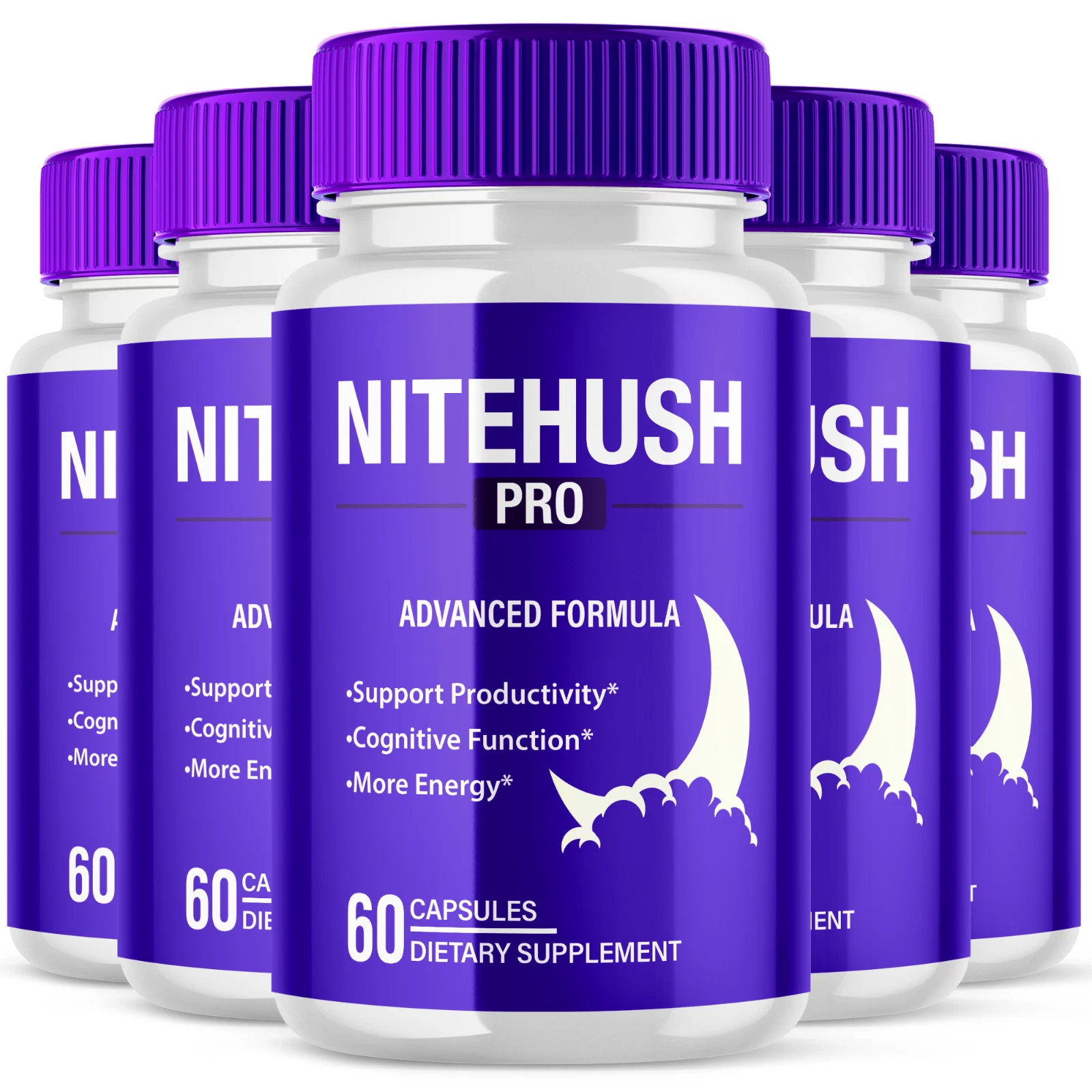 Nitehush Pro Advanced Nootropic Formula Brain Health Support 300 Capsules