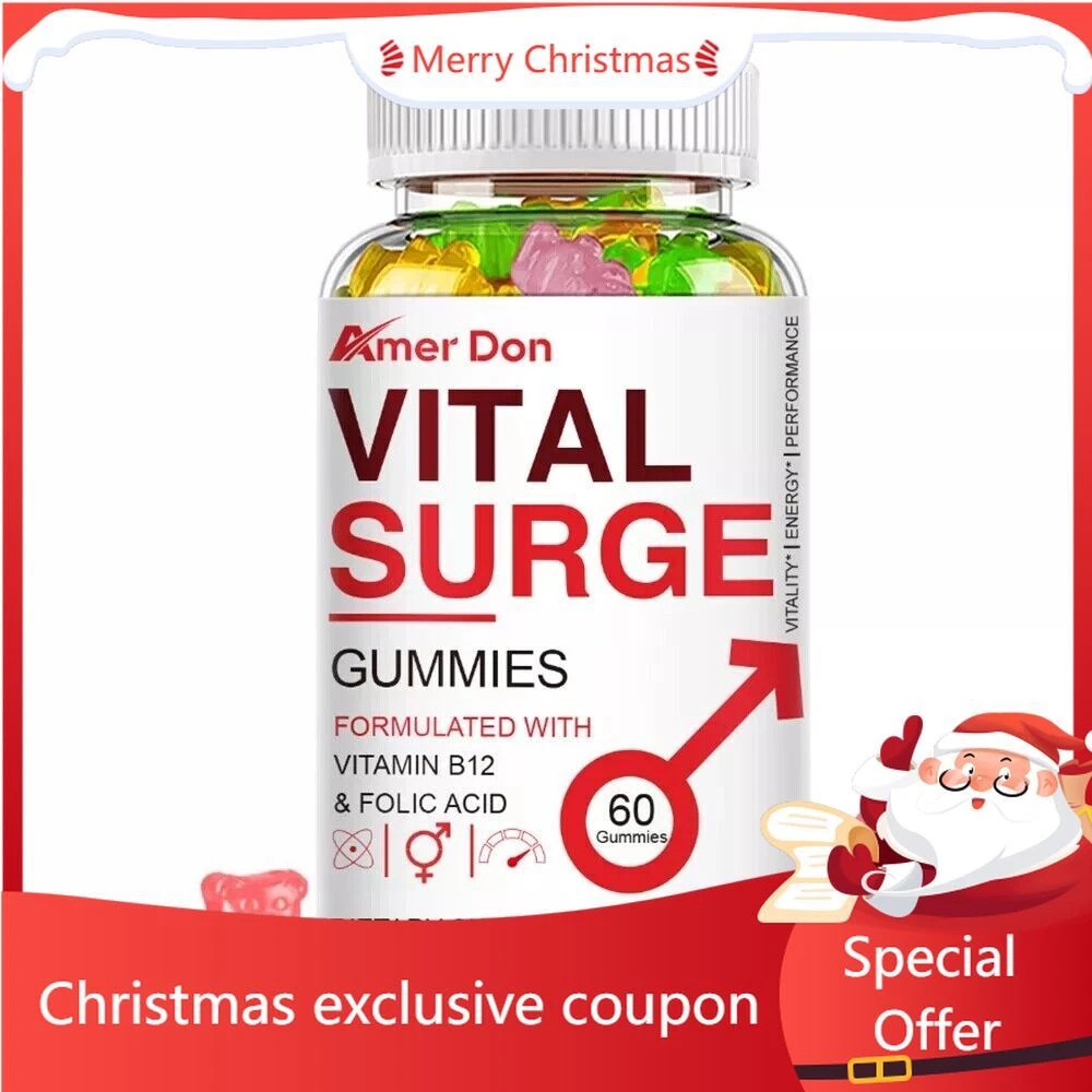 Vital Surge Maximum Strength Gummies, Enhancement Gummy for Weight Loss 60ct