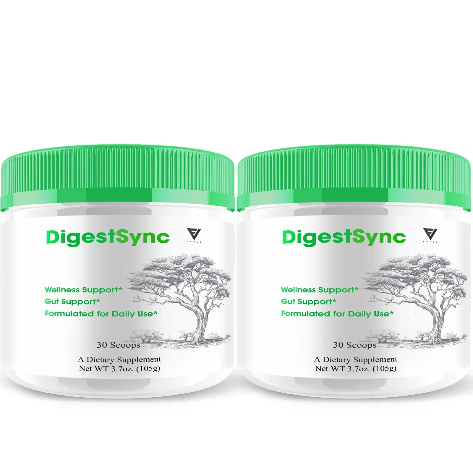 (2 Pack) DigestSync Health Powder, Digest Sync Advanced Cleanse (7.4oz / 210g)