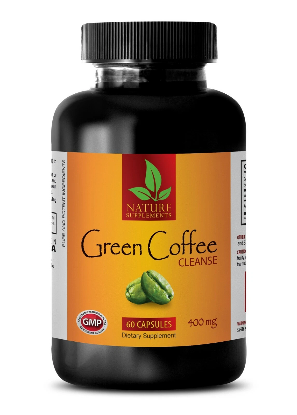 Pure Green Coffee With Svetol - GREEN COFFEE EXTRACT CLEANSE - Fat Burner 1 Bot