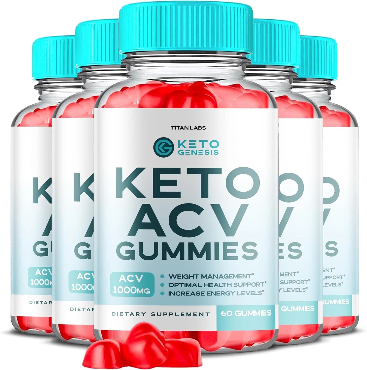 Keto Genesis Gummies - Keto Genesis ACV Gummys For Weight Loss OFFICIAL - 5 Pack