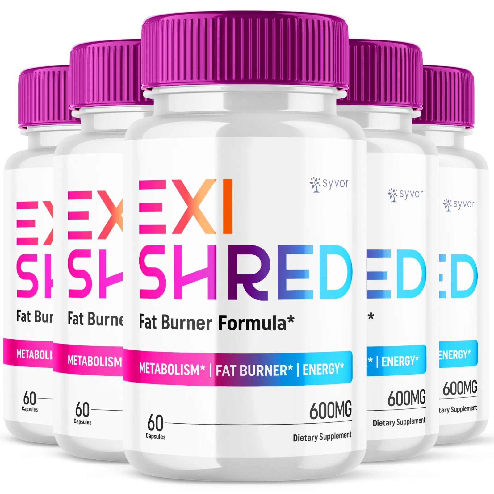 ExiShred Advanced Formula Pill Exi Shred Vitamin Support Supplement 300 Capsules