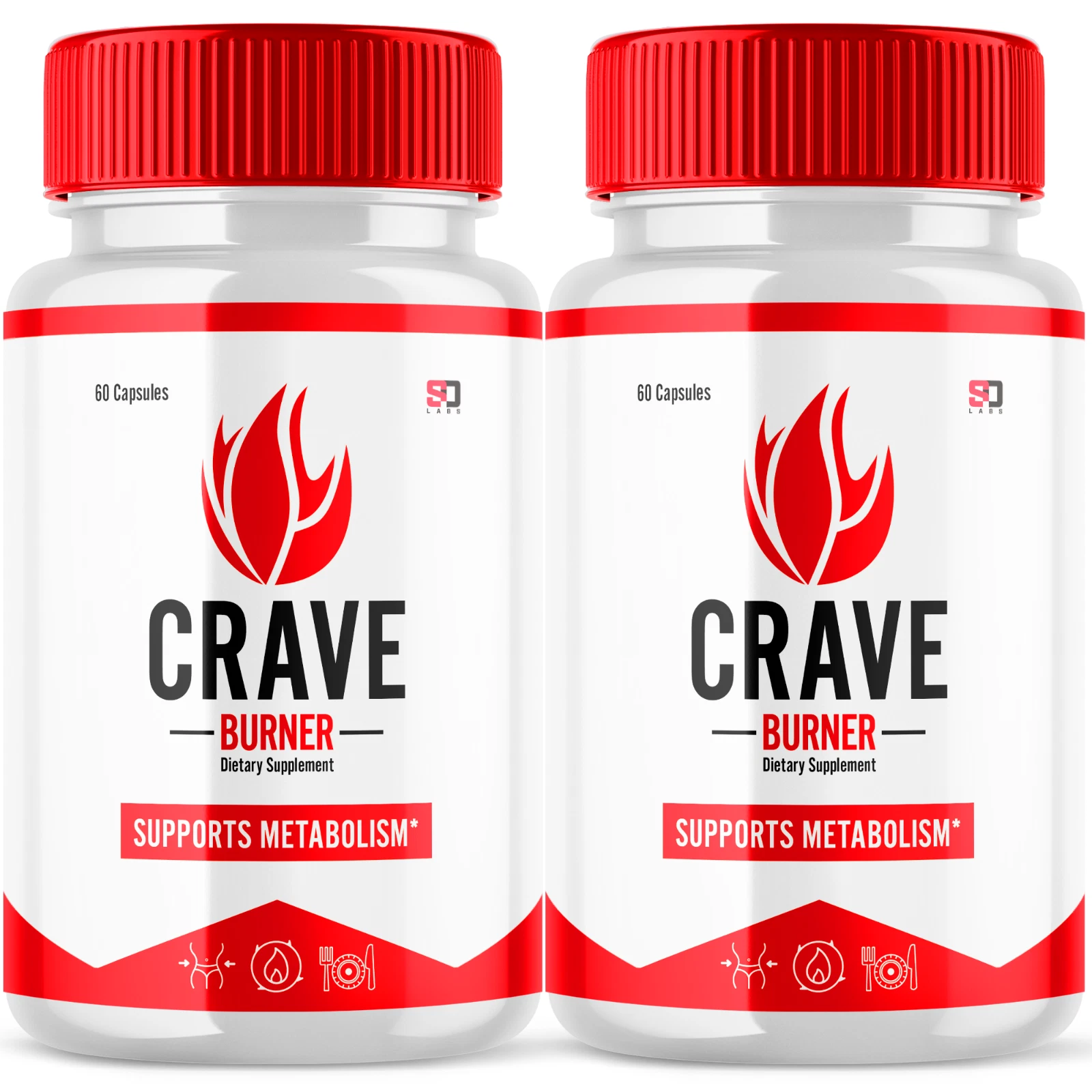 Crave Burner Advanced Weight Management Formula Supports Metabolism (2 Pack)