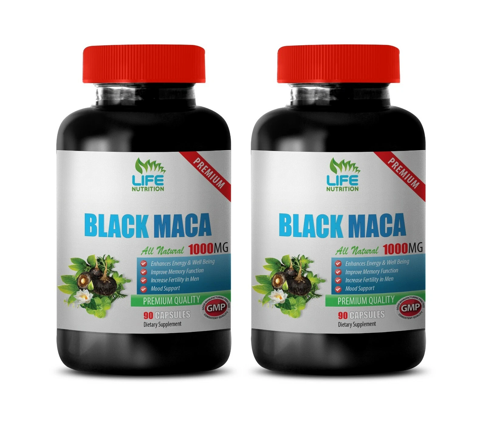 brain booster naturals - BLACK MACA - sexual performance pills for women 2 BOTTL