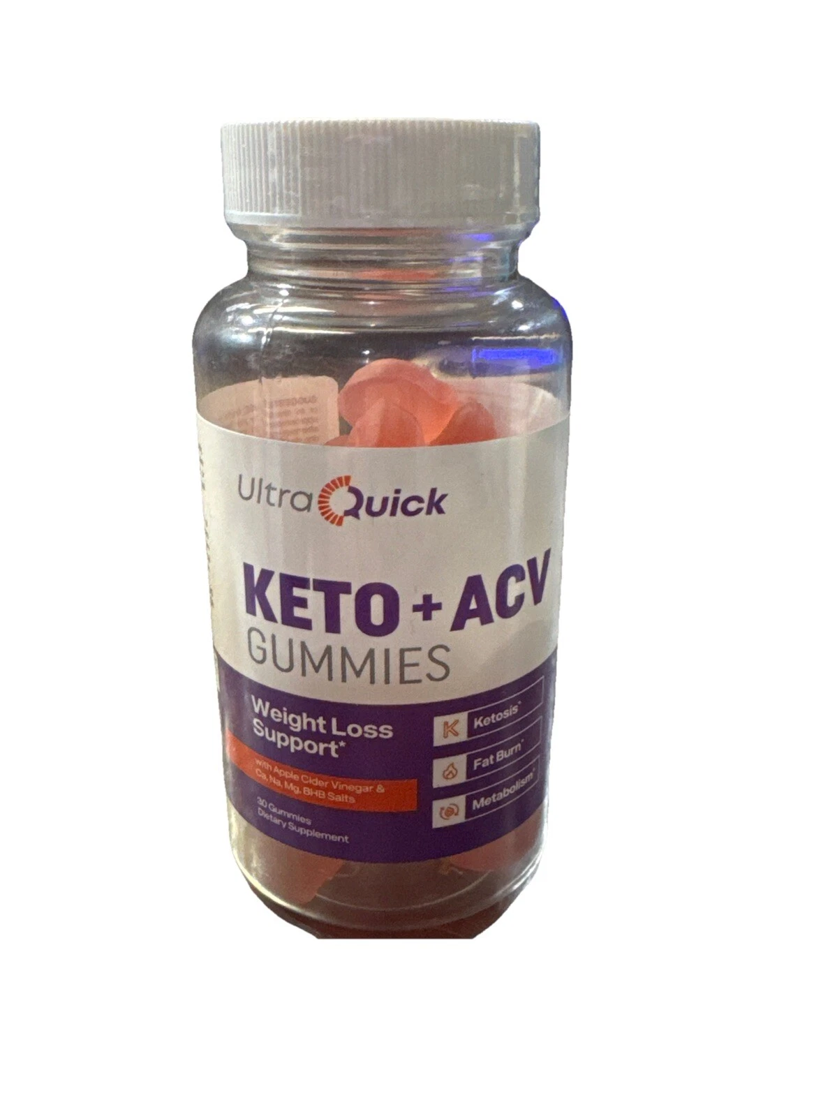 Ultra Quick Keto ACV Gummies for Advanced Weight Loss 60 Gummies